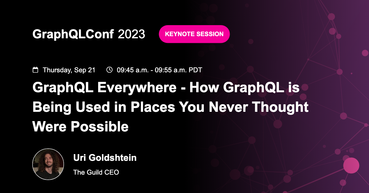 Uri Graph GraphQL Everywhere - How GraphQL is Being Used in Places You Never ...