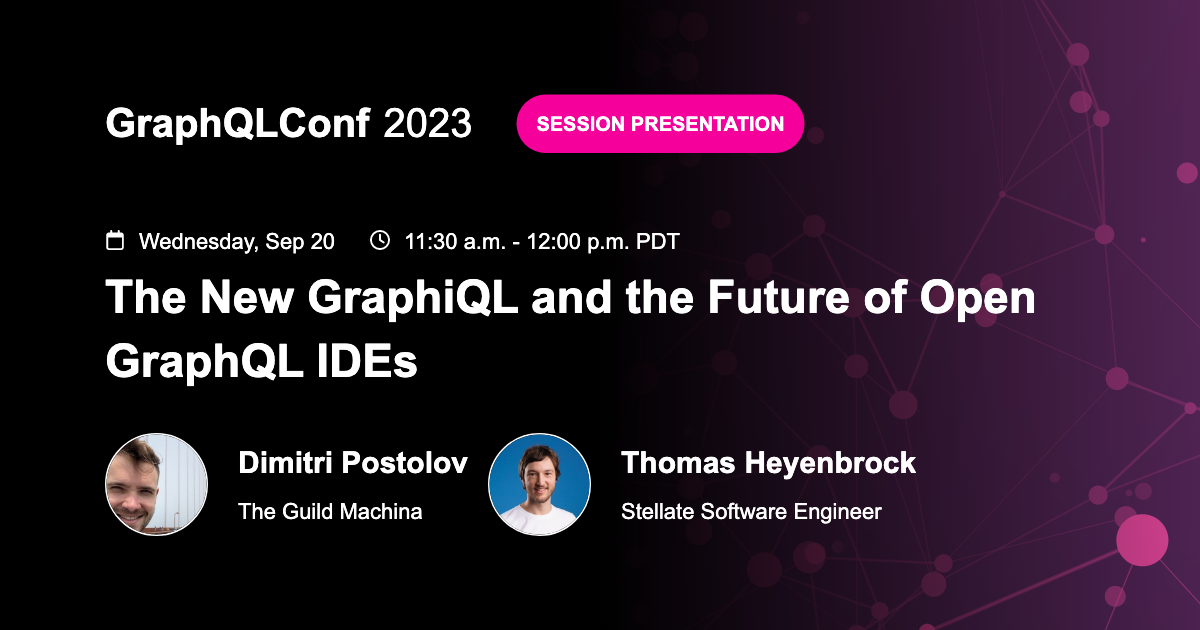 The New GraphiQL and the Future of Open GraphQL IDEs - Dimitri Postolov ...